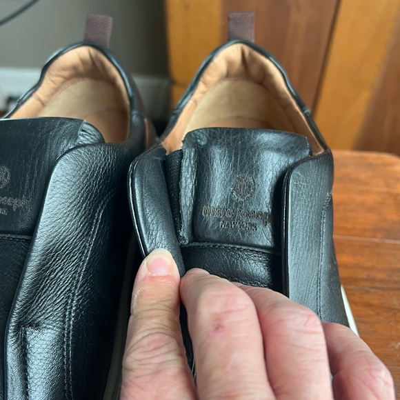 Marc Joseph Black Leather Station Street Slip-On Sneaker Mens Size 10 Like New - Picture 11 of 14